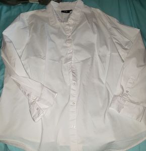 NWOT Apt 9 white button down 2X